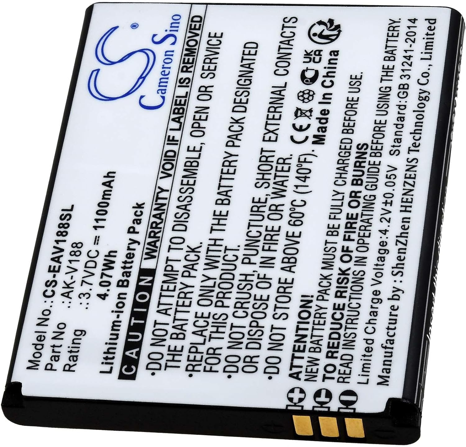 3,7V Li-Ion Emporia Touch Smart TouchSmart AK-V188 AKV188 kompatibilní baterie