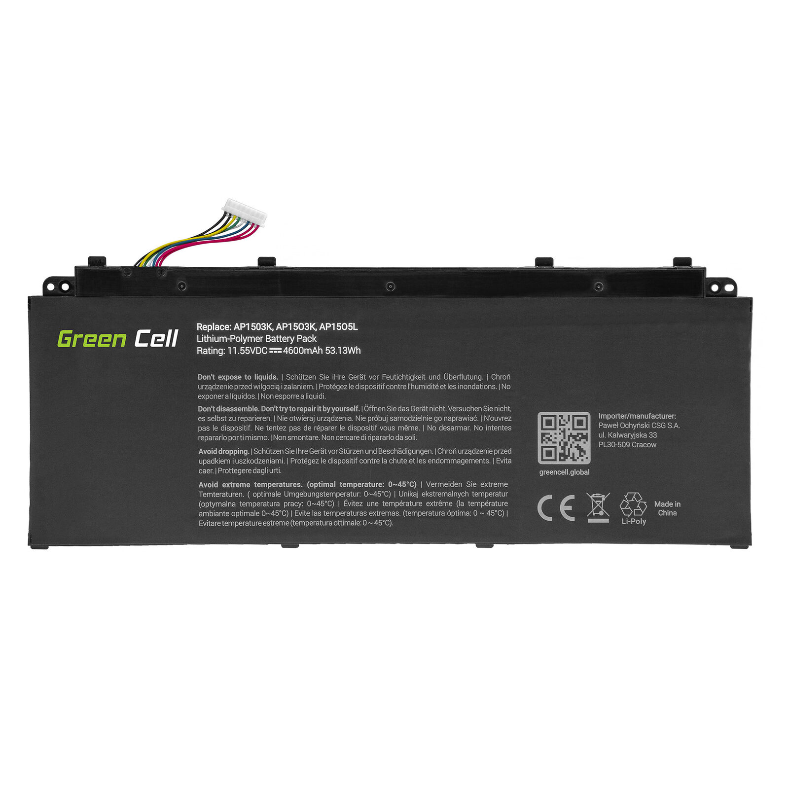 AP1503K AP1505L AP15O3K AP15O5L Acer Aspire S 13 Swift 1 Swift 5 kompatibilní baterie