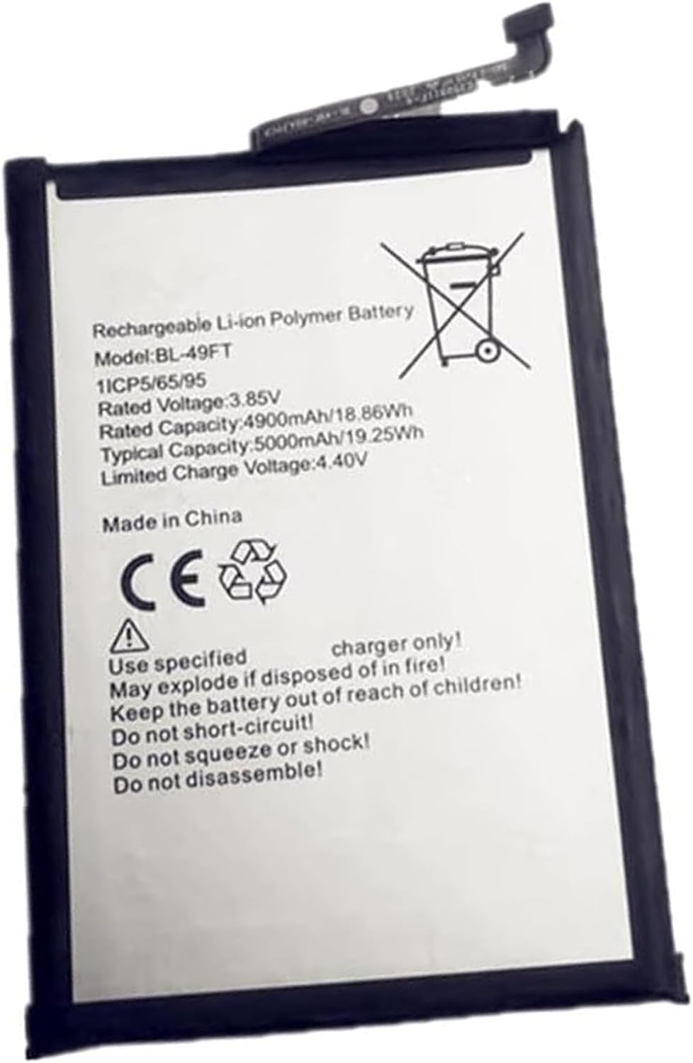 Tecno Camon 15 Spark5 Air POP 4 Spark 5 Spark5 Pro BL-49FT kompatibilní baterie