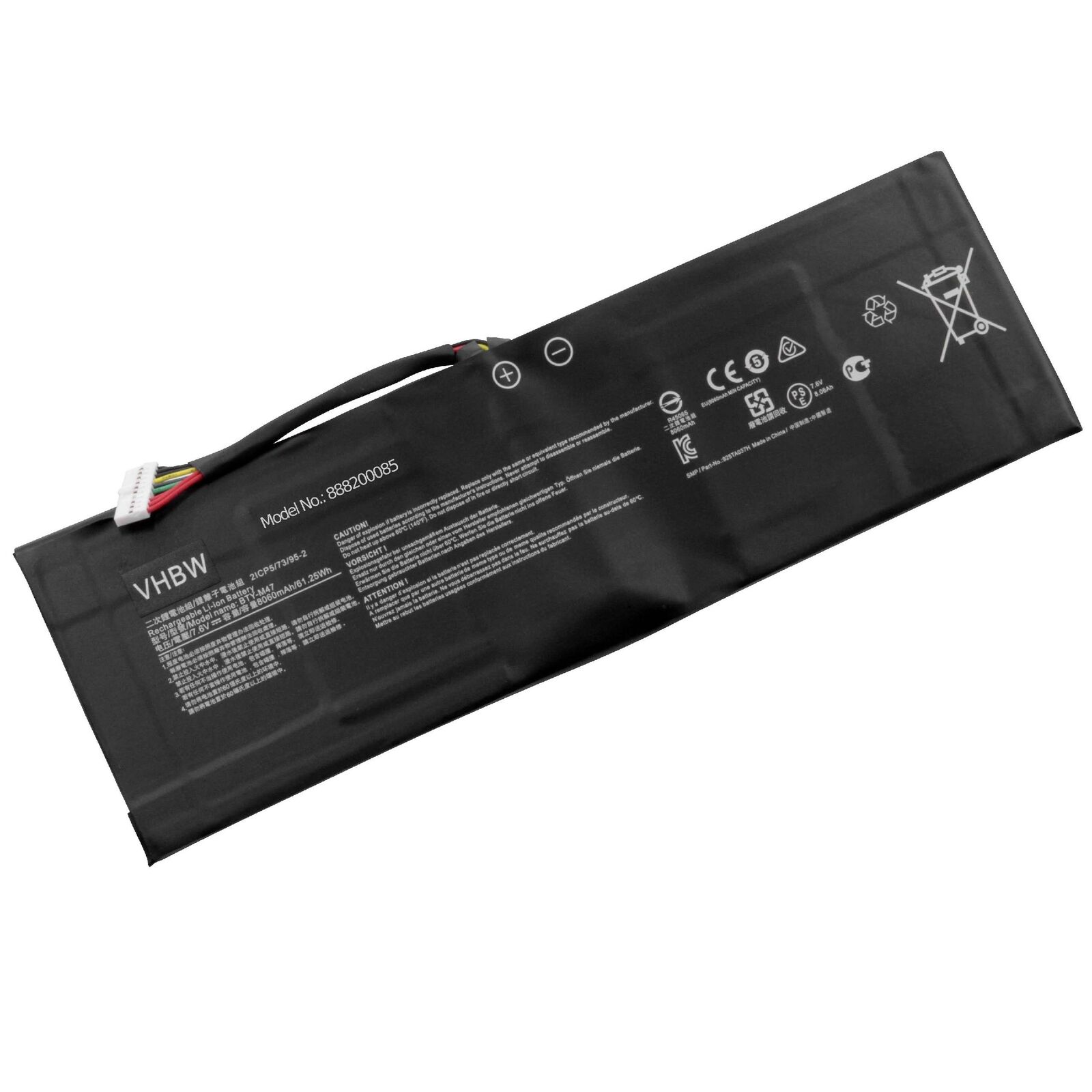 MSI GS43VR,GS43VR 6RE,GS43VR 6RE-045CN MS-14A1 MS-14A2 MS-14A3 BTY-M47 kompatibilní baterie