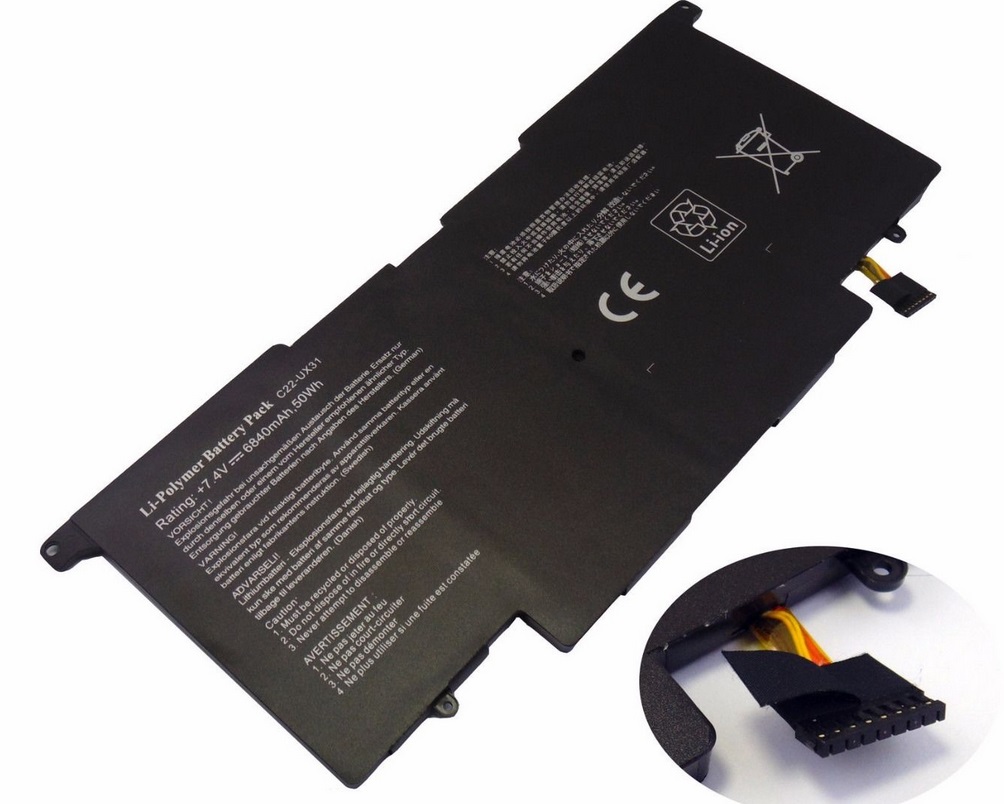 ASUS C22-UX31 C23-UX31 ZenBook UX31A UX31E Ultrabook kompatibilní baterie
