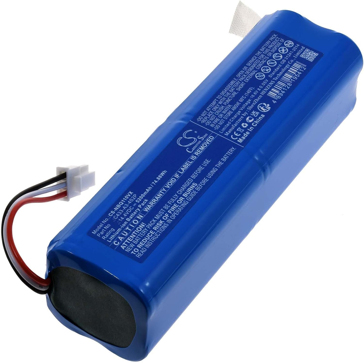 ECOVACS Deebot 900,700,M88,DE33,DE35,DG710,DG716,Deebot OZMO 610,901,902 kompatibilní baterie