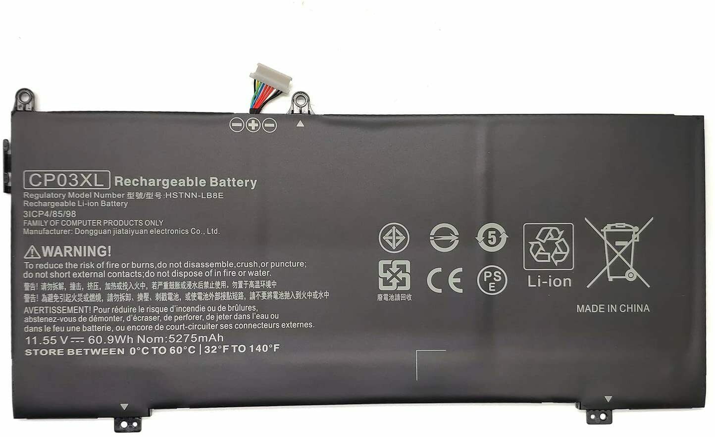 CP03XL TPN-Q195 HP Specter X360 13-AE000NC 13-AE000NE 13-AE000NF kompatibilní baterie