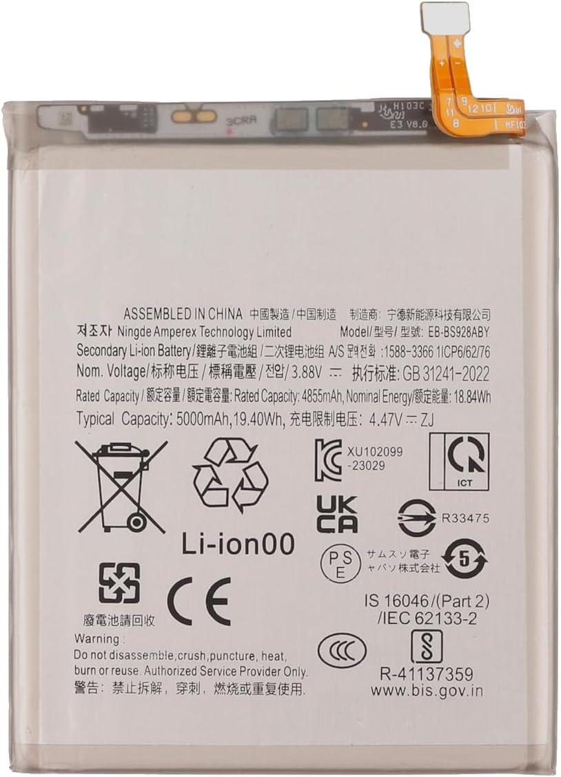 Samsung Galaxy S24 Ultra SM-S928V SM-S928W EB-BS928ABY GH82-33387Akompatibilní baterie