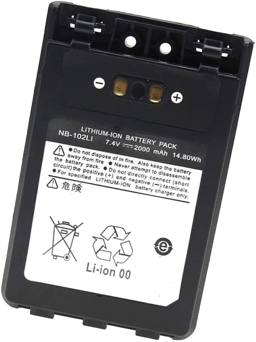 2000mah FNB-102LI YAESU VERTEX VX-8R VX-8E VX-8DR VX-8DE Radio kompatibilní baterie