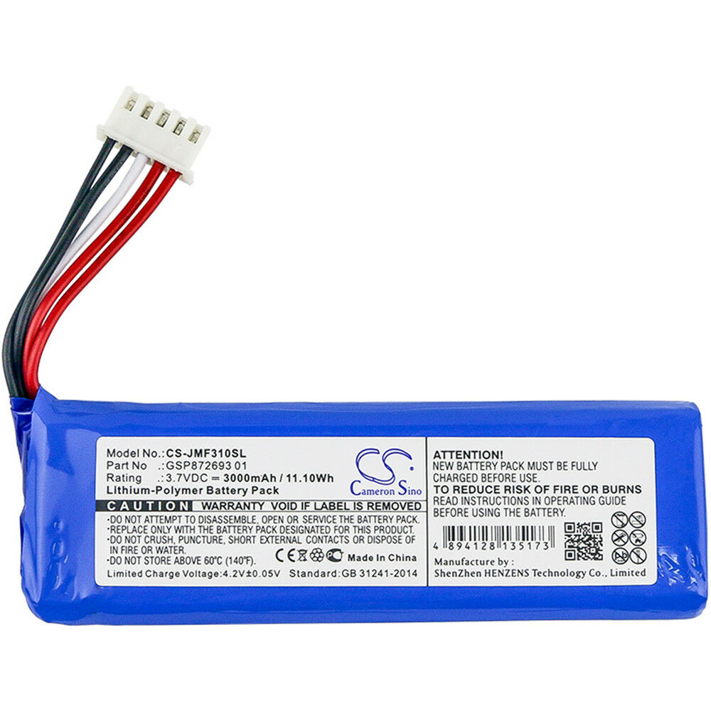 3,7V Li-Poly JBL Flip 4 Special Edition GSP872693 01-3000mAh kompatibilní baterie