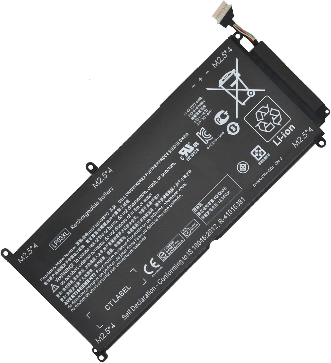 LP03XL HP Envy 14-j104TX j119TX 15-ah150sa 15-ae010TX 807417-005 kompatibilní baterie
