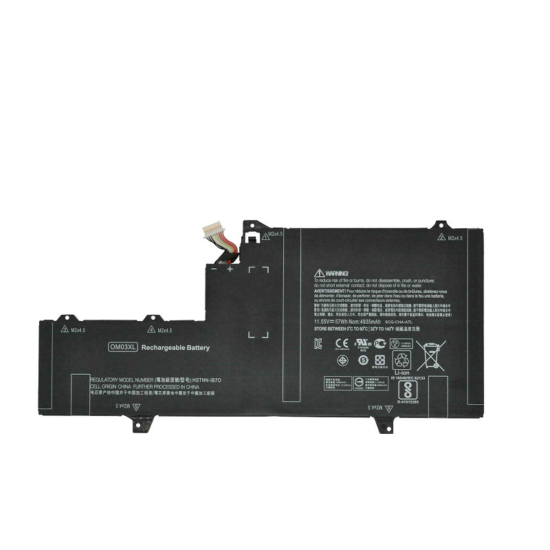 OM03XL HP EliteBook X360 1030 G2 HSTNN-IB70 863167-1B1 kompatibilní baterie