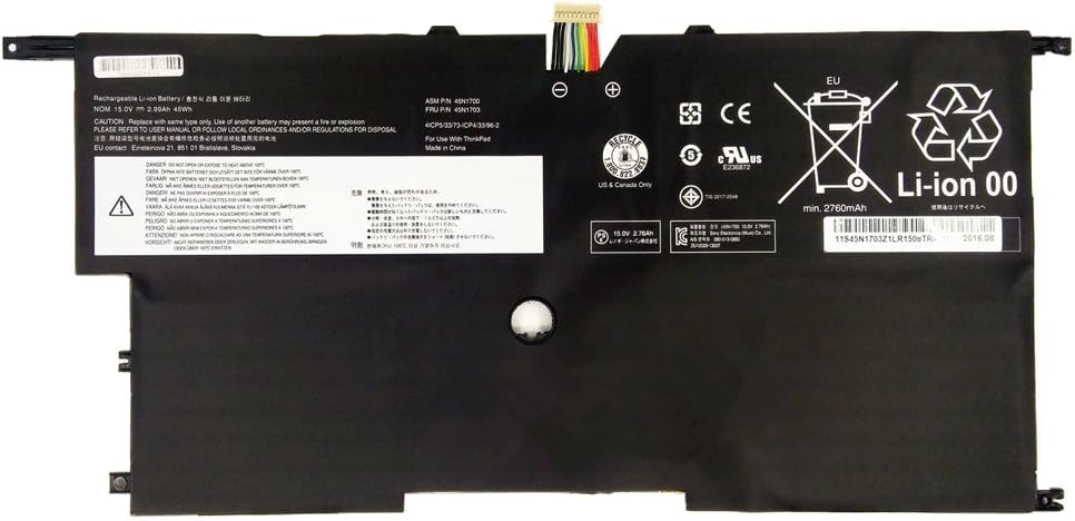15V 45Wh Lenovo Thinkpad X1 Carbon Gen 2 20A7 20A8 3444 3448 3460 kompatibilní baterie