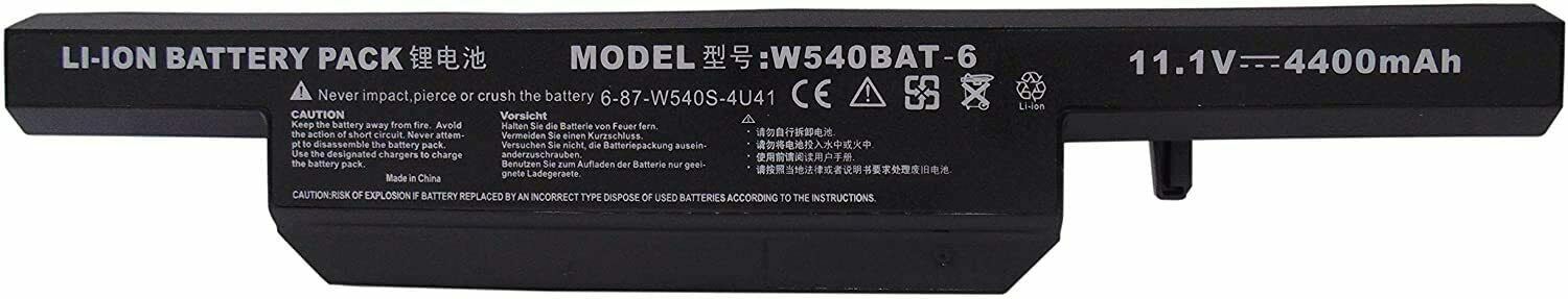 W540BAT-6 Clevo W540 W550 W55EU W540EU 6-87-W540S-427 kompatibilní baterie